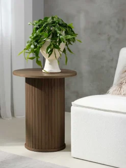 Ronde Bijzettafels-Eijerkamp Collectie Philou Bijzettafel Smoked Oak