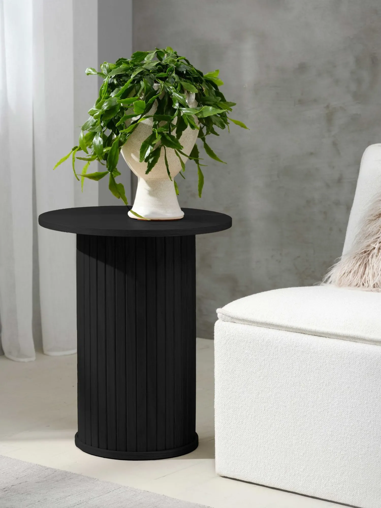 Ronde Bijzettafels-Eijerkamp Collectie Philou Bijzettafel Black Oak