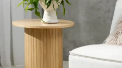 Ronde Bijzettafels-Eijerkamp Collectie Philou Bijzettafel Natural Oak