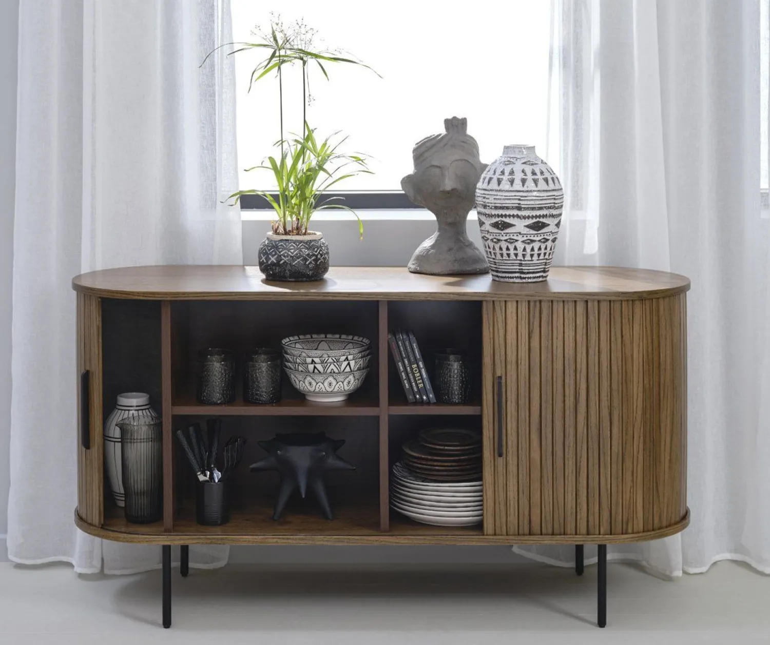 Dressoirs-Eijerkamp Collectie Philou Dressoir Smoked Oak