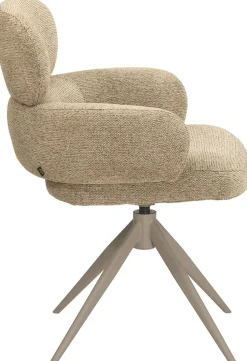 Eetkamerstoelen Met Armleuning-Trendhopper Philou Eetkamerstoel Sesam