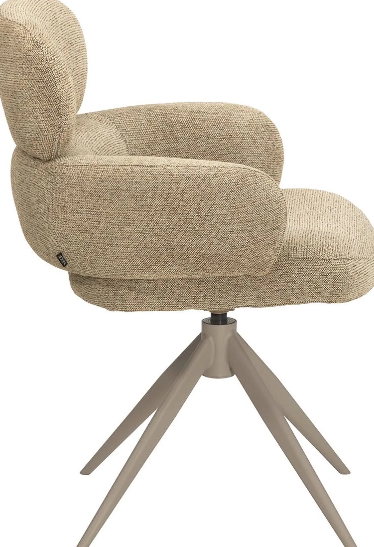 Eetkamerstoelen Met Armleuning-Trendhopper Philou Eetkamerstoel Sesam