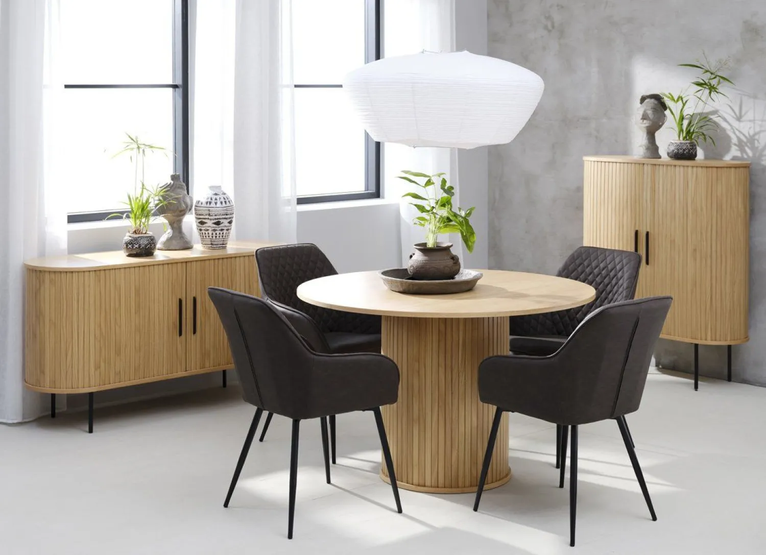 Ronde Eettafels-Eijerkamp Collectie Philou Eettafel Natural Oak