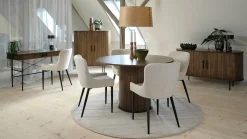Ronde Eettafels-Eijerkamp Collectie Philou Eettafel Smoked Oak