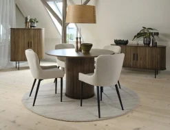Ronde Eettafels-Eijerkamp Collectie Philou Eettafel Smoked Oak