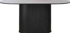 Ovale Eettafels-Feelings Wonen Philou Ovaal Eettafel Black Oak