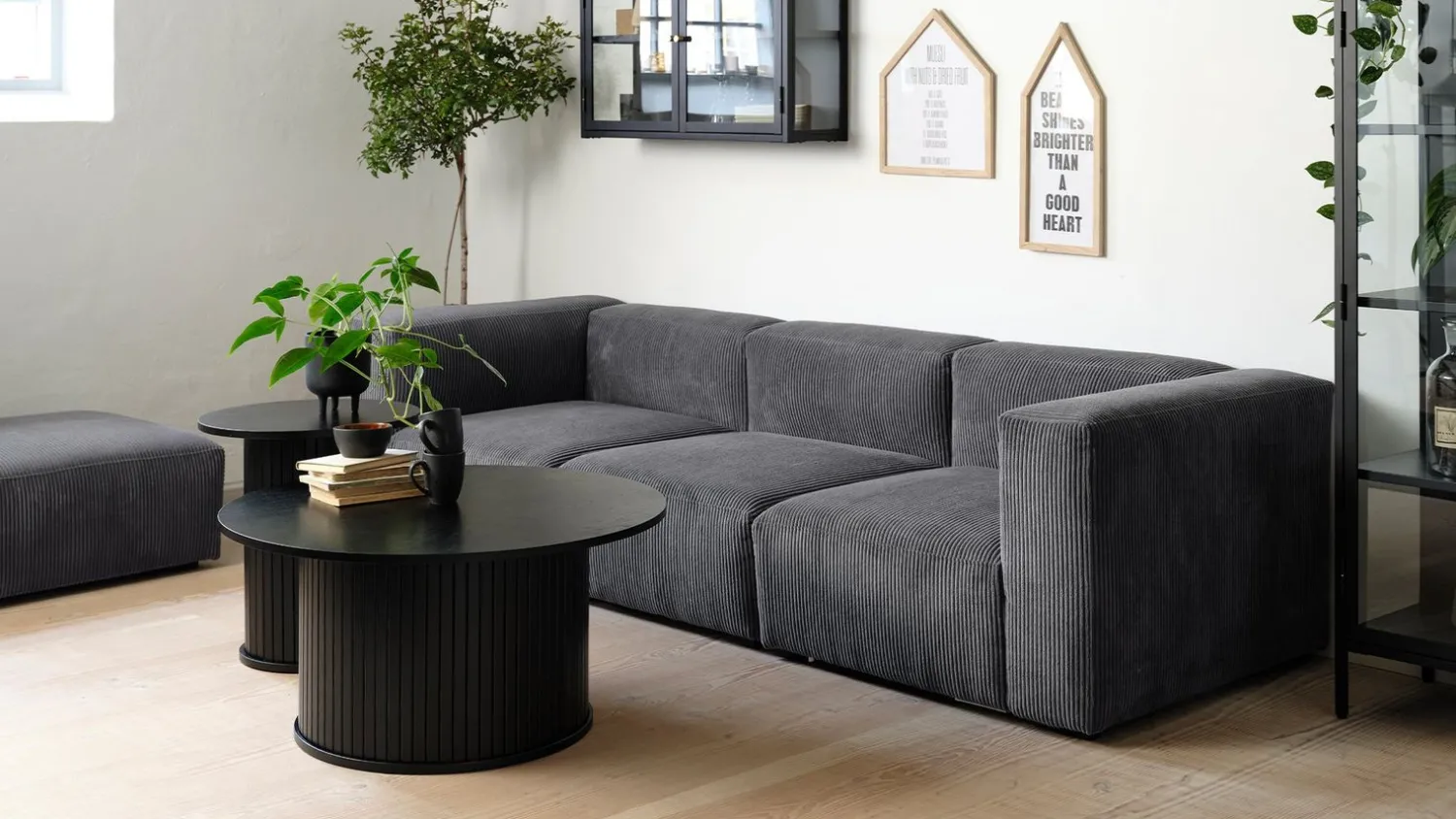 Ronde Salontafels-Eijerkamp Collectie Philou Rond Salontafel Black Oak