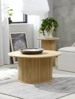 Ronde Salontafels-Eijerkamp Collectie Philou Rond Salontafel Natural Oak