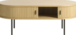 Ovale Salontafels-Eijerkamp Collectie Philou Salontafel Natural Oak