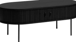 Ovale Salontafels-Eijerkamp Collectie Philou Salontafel Black Oak