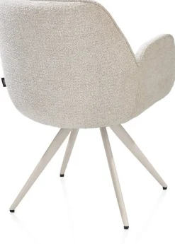 Eetkamerstoelen Met Armleuning-Henders en Hazel Pippa Armstoel Creme