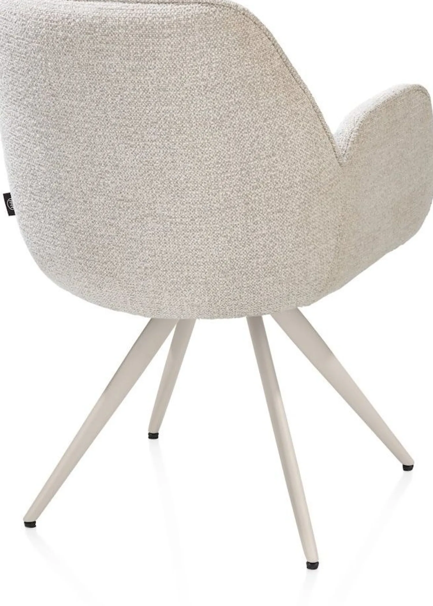 Eetkamerstoelen Met Armleuning-Henders en Hazel Pippa Armstoel Creme