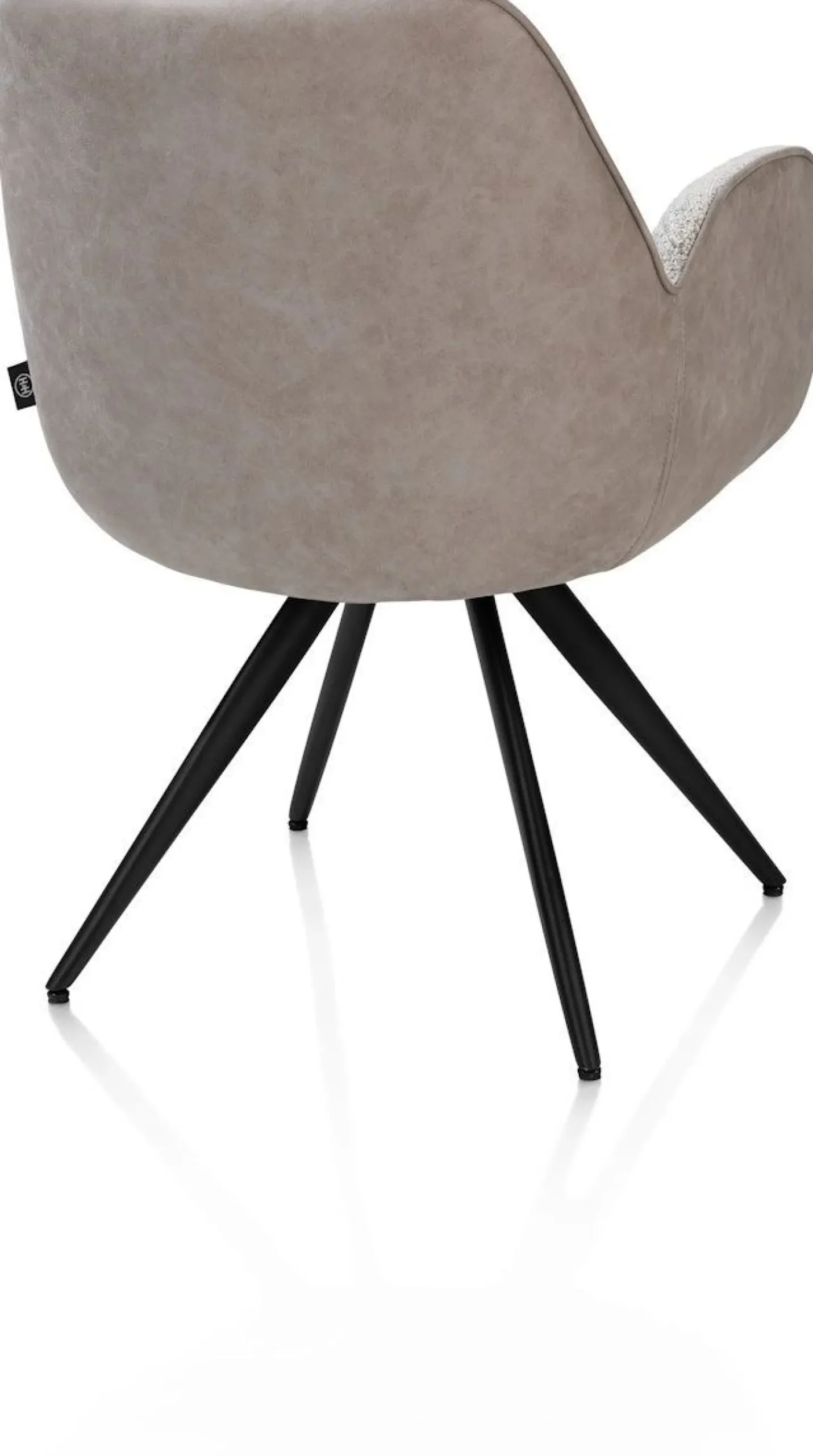 Eetkamerstoelen Met Armleuning-Henders en Hazel Pippa Armstoel Kiezel