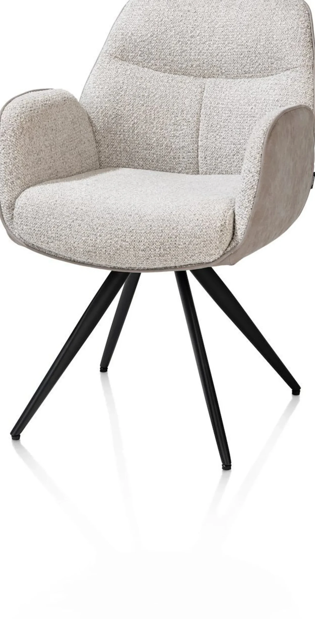 Eetkamerstoelen Met Armleuning-Henders en Hazel Pippa Armstoel Kiezel