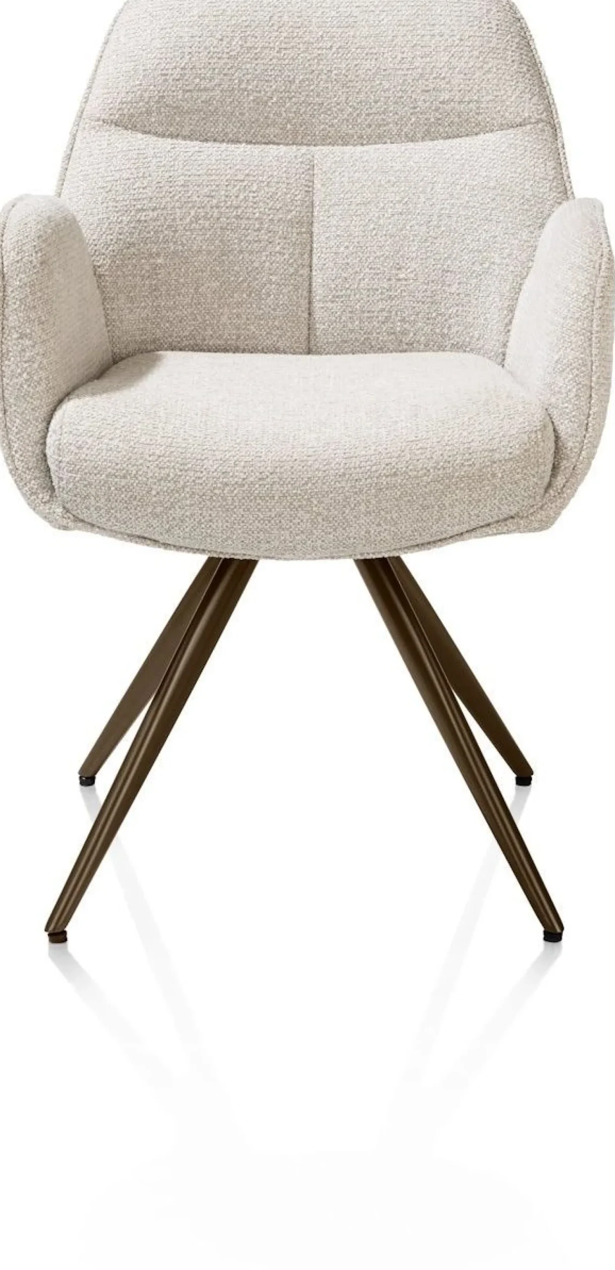 Eetkamerstoelen Met Armleuning-Henders en Hazel Pippa Armstoel Creme