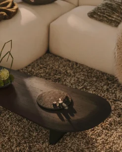 Organische Salontafels-Kave Home Pirita Salontafel Zwart