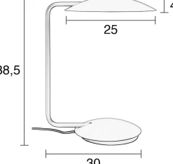 Moderne Tafellampen|Tafellampen-Zuiver Pixie Tafellamp White
