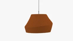 Design Hanglampen|Design Hanglampen-Hollands Licht Pleat 75 Hanglamp Cinnamon Brown