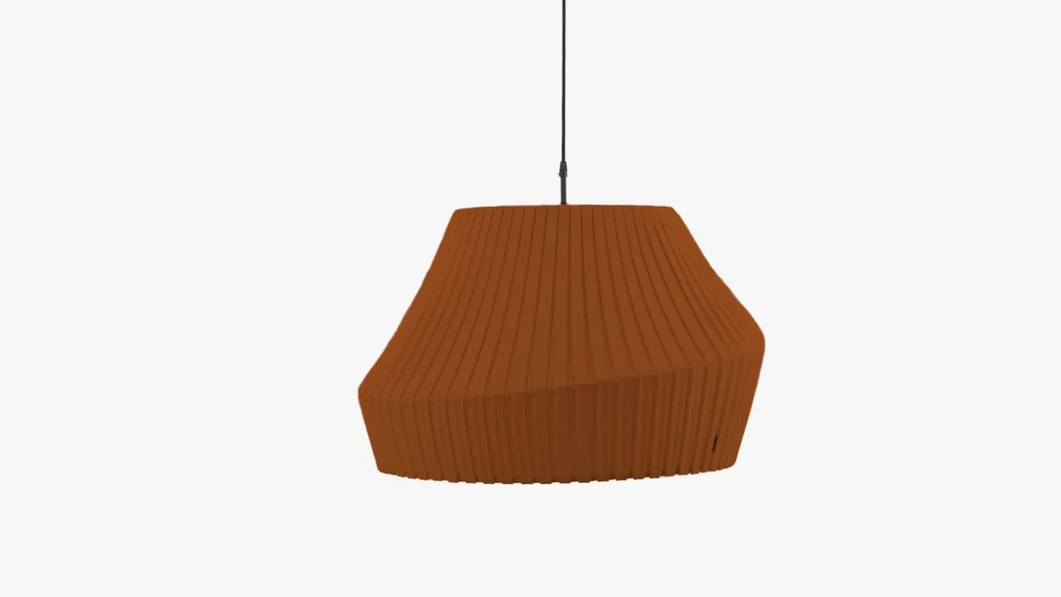 Design Hanglampen|Design Hanglampen-Hollands Licht Pleat 75 Hanglamp Cinnamon Brown