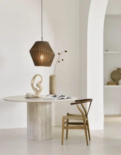 Design Hanglampen|Design Hanglampen-Hollands Licht Pleat 50 Hanglamp Sand Taupe