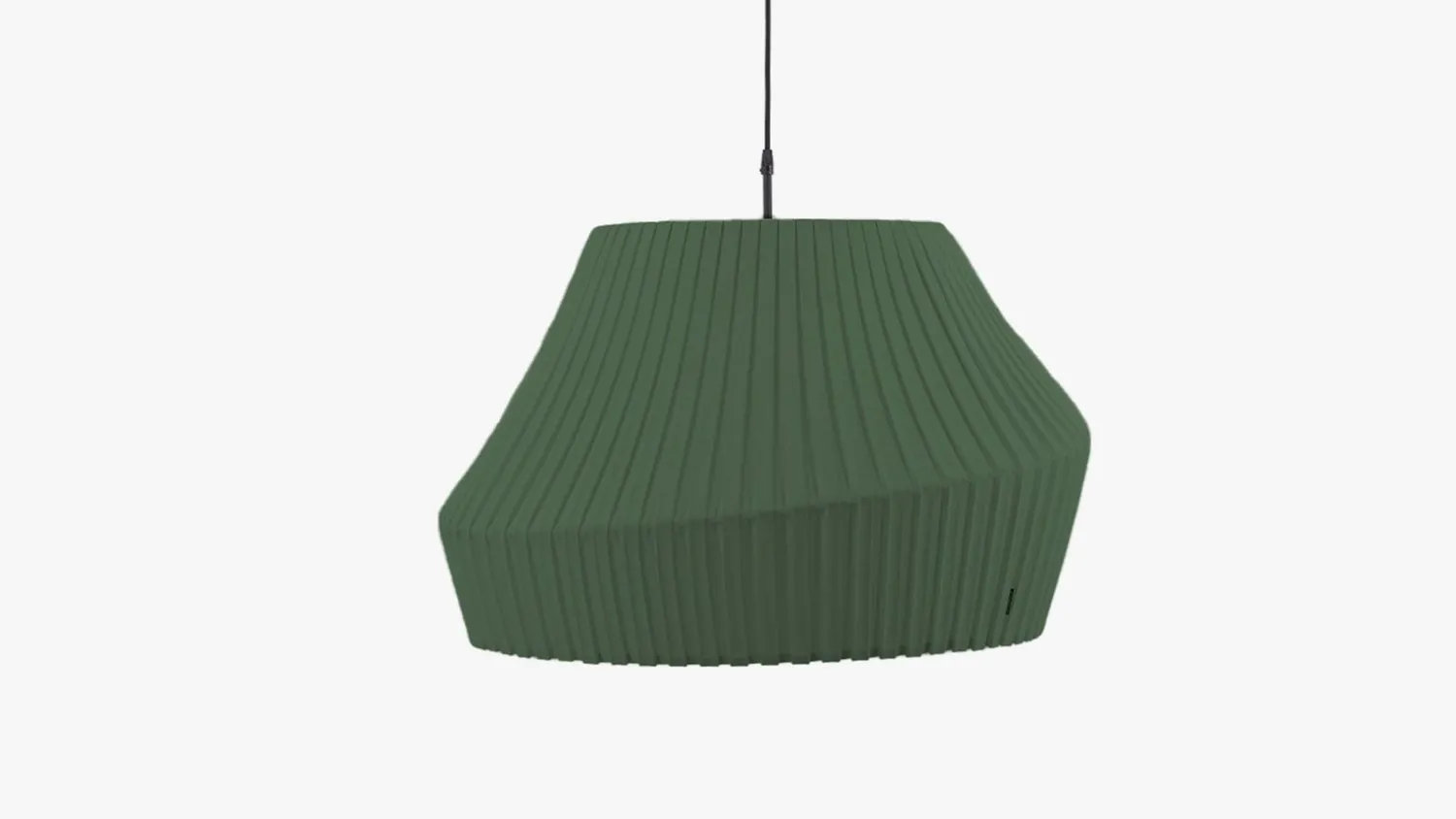 Design Hanglampen|Design Hanglampen-Hollands Licht Pleat 75 Hanglamp Deep Green