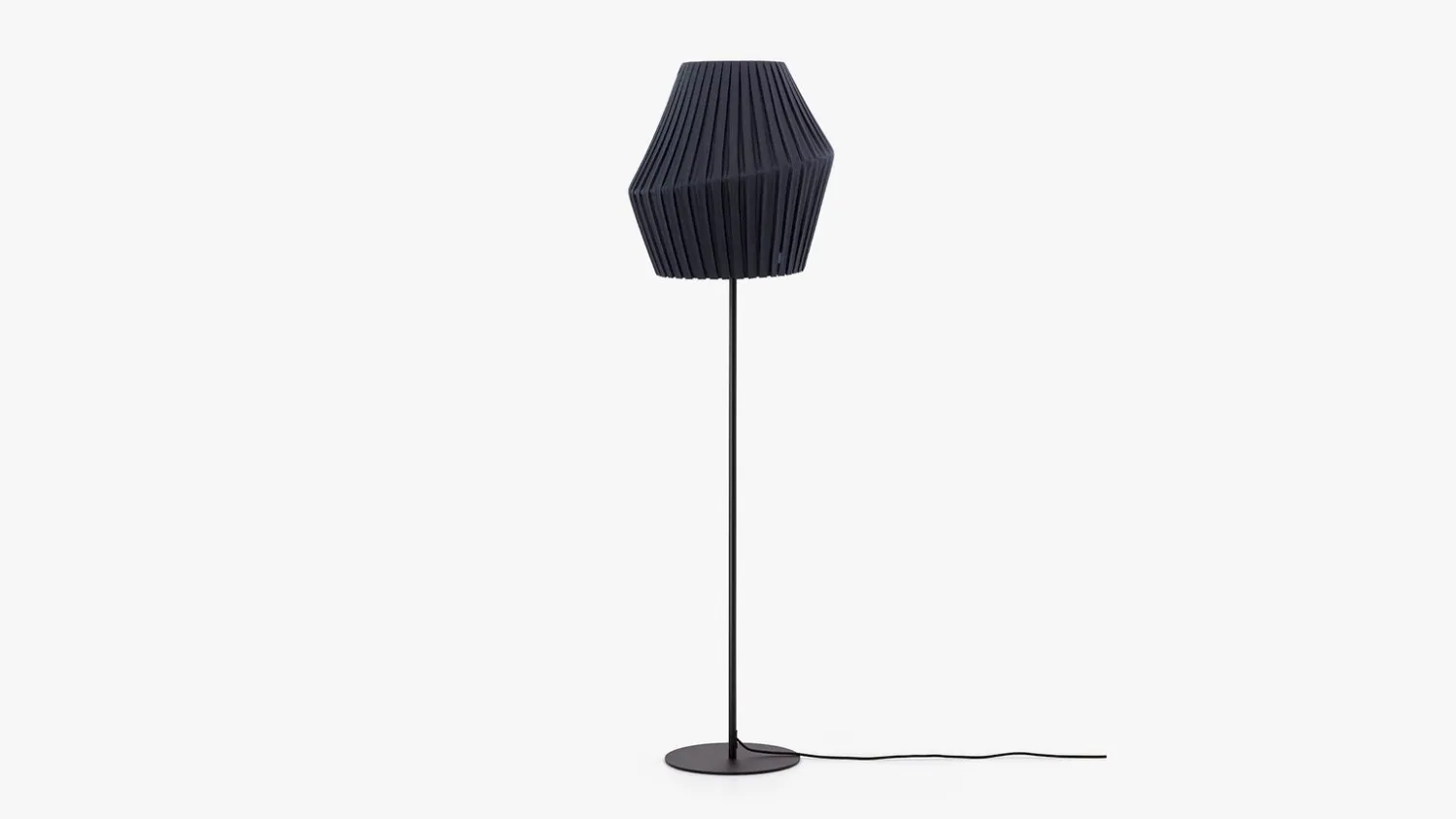 Design Vloerlampen|Vloerlampen-Hollands Licht Pleat 50 Vloerlamp Anthracite