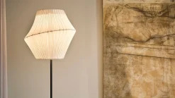 Design Vloerlampen|Vloerlampen-Hollands Licht Pleat 50 Vloerlamp Off White