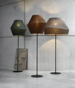 Design Vloerlampen|Vloerlampen-Hollands Licht Pleat 50 Vloerlamp Deep Green