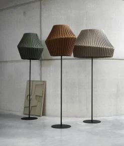 Design Vloerlampen|Vloerlampen-Hollands Licht Pleat 50 Vloerlamp Deep Green