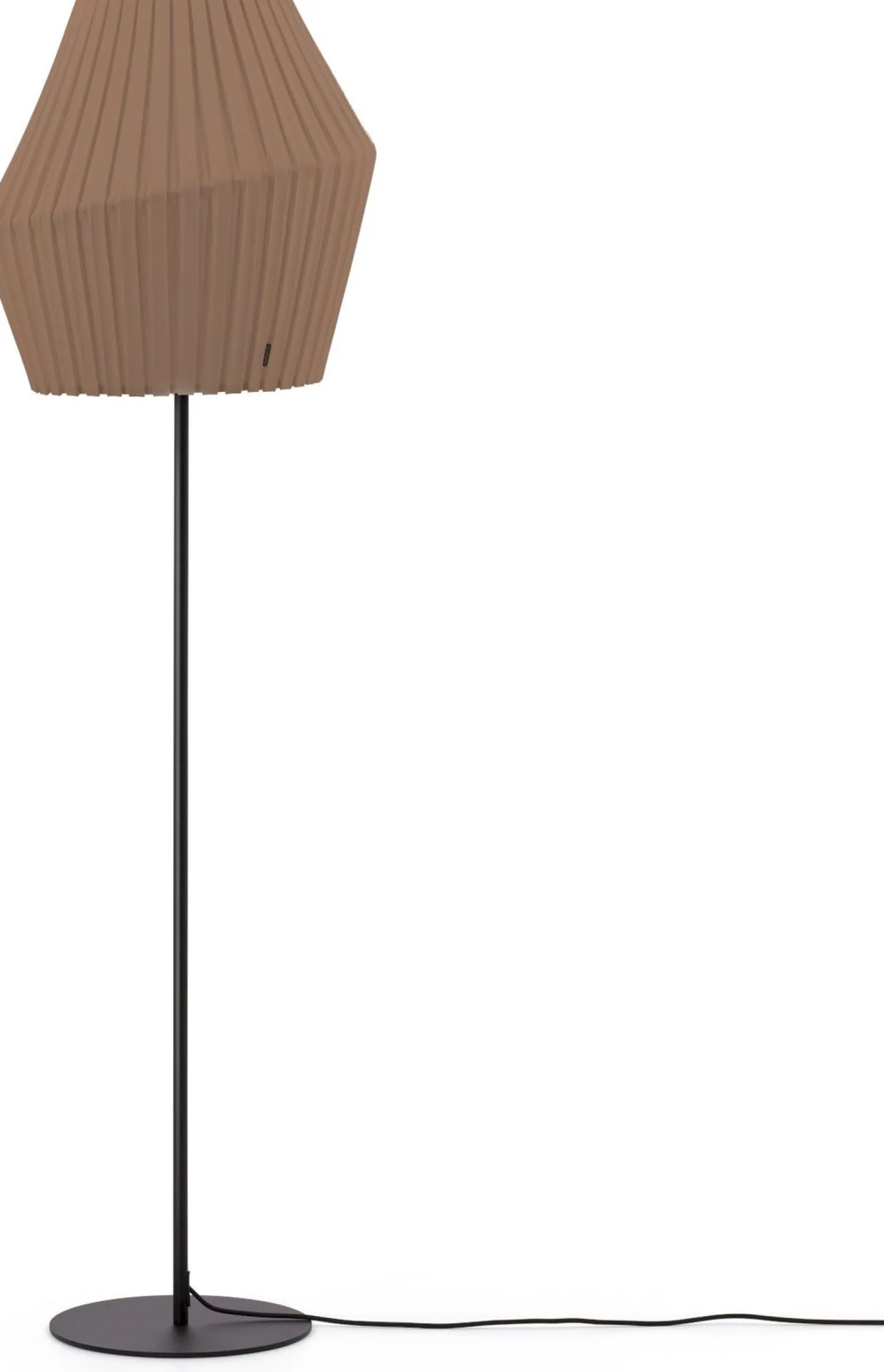 Design Vloerlampen|Vloerlampen-Hollands Licht Pleat 50 Vloerlamp Sand Taupe