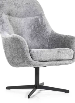 Draaifauteuils-Sevn Polo Fauteuil Light Grey