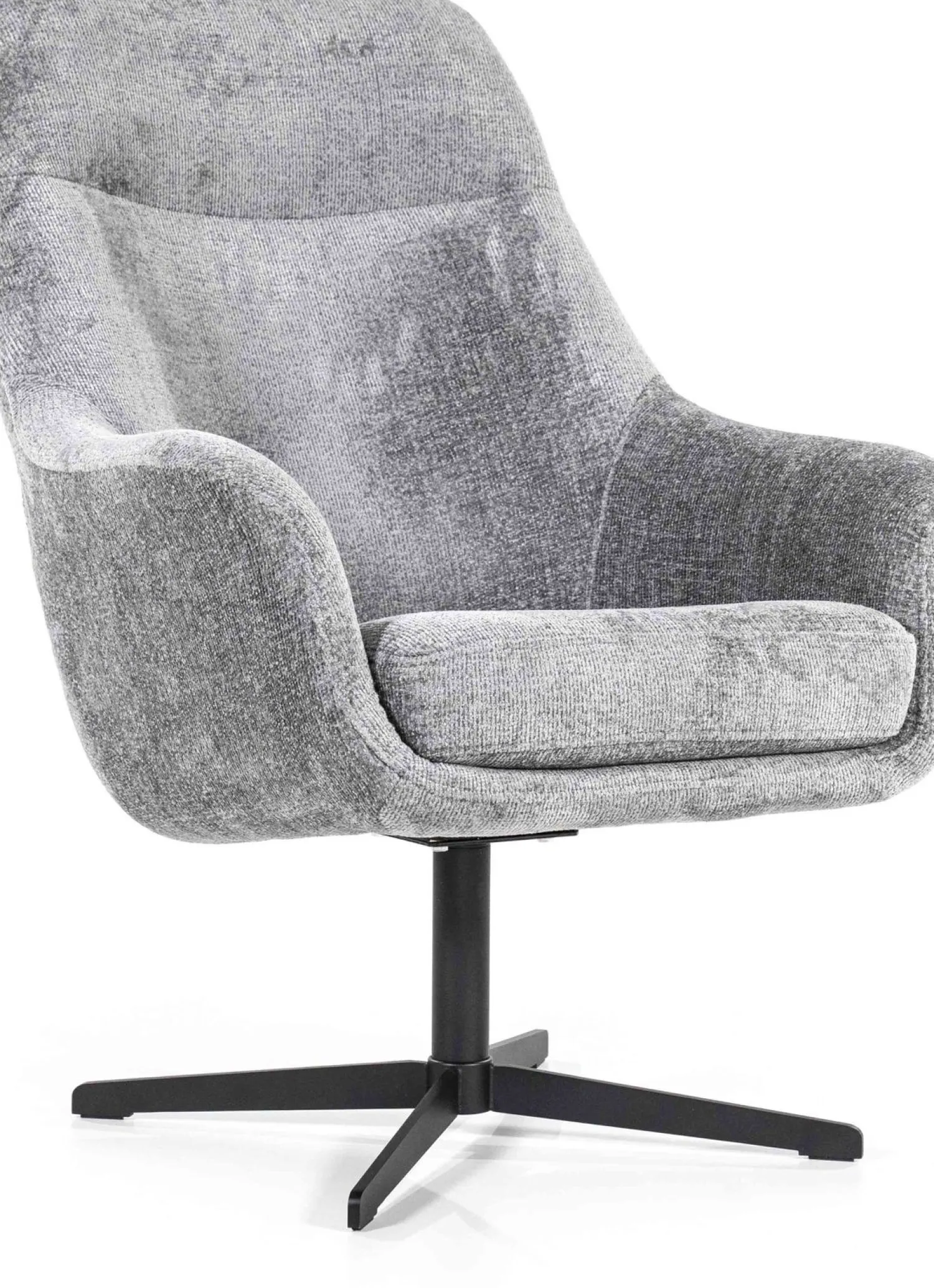 Draaifauteuils-Sevn Polo Fauteuil Light Grey