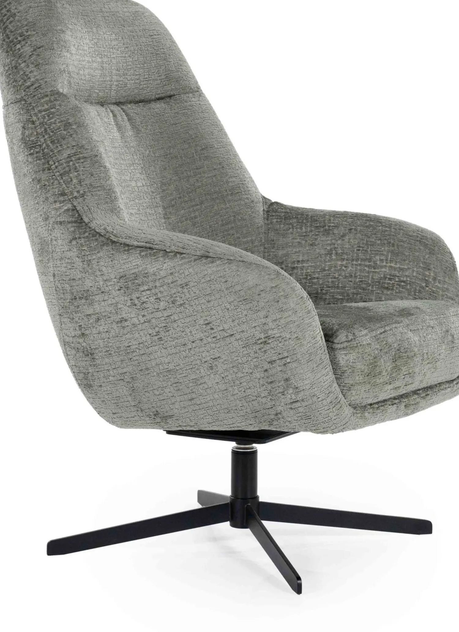 Draaifauteuils-Sevn Polo Fauteuil Light Grey