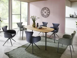 Houten Eettafels-Bert Plantagie Poppy Eettafel Pale Grey