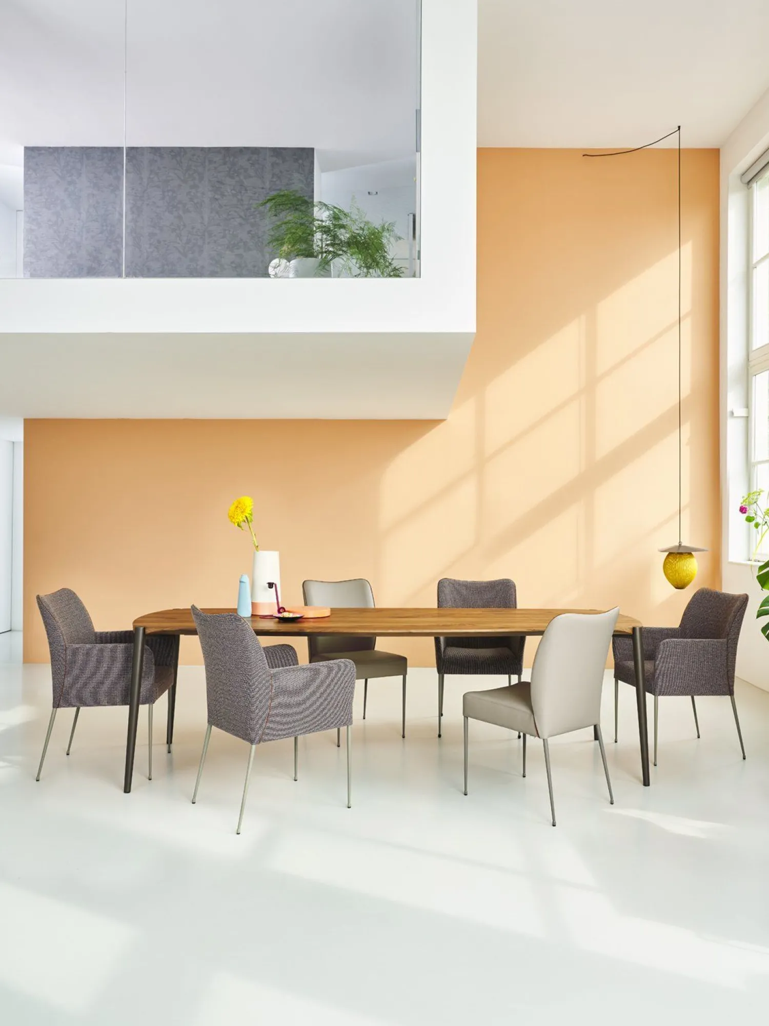 Houten Eettafels-Bert Plantagie Poppy Eettafel Pale Grey