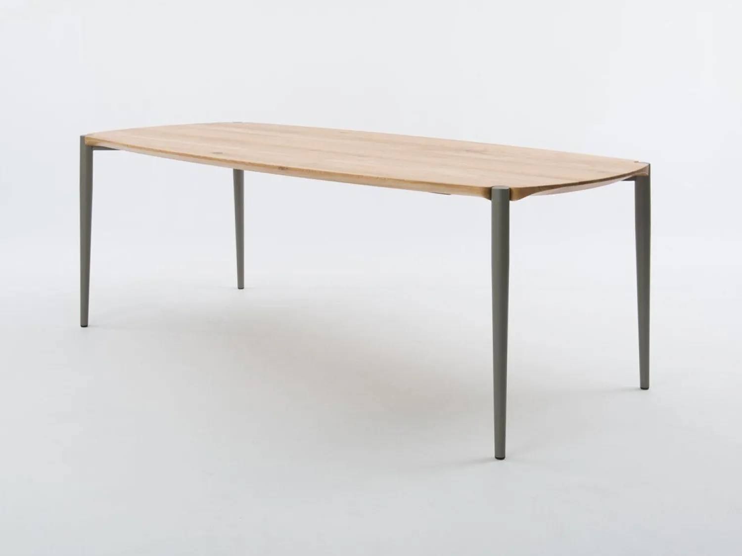 Houten Eettafels-Bert Plantagie Poppy Eettafel Pale Grey