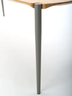 Houten Eettafels-Bert Plantagie Poppy Eettafel Pale Grey