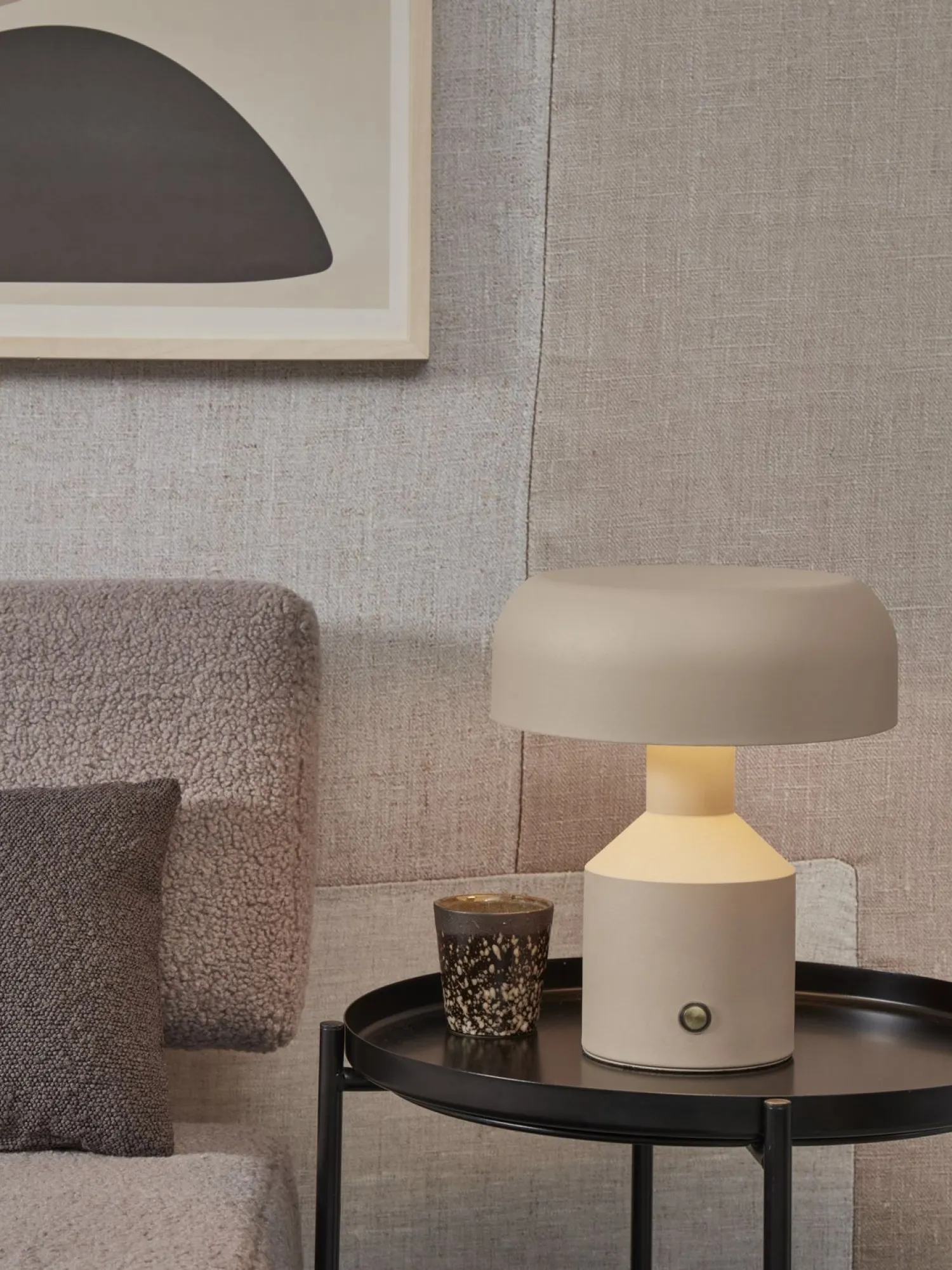 Tafellampen|Tafellampen-It's about RoMi Porto Tafellamp Sand