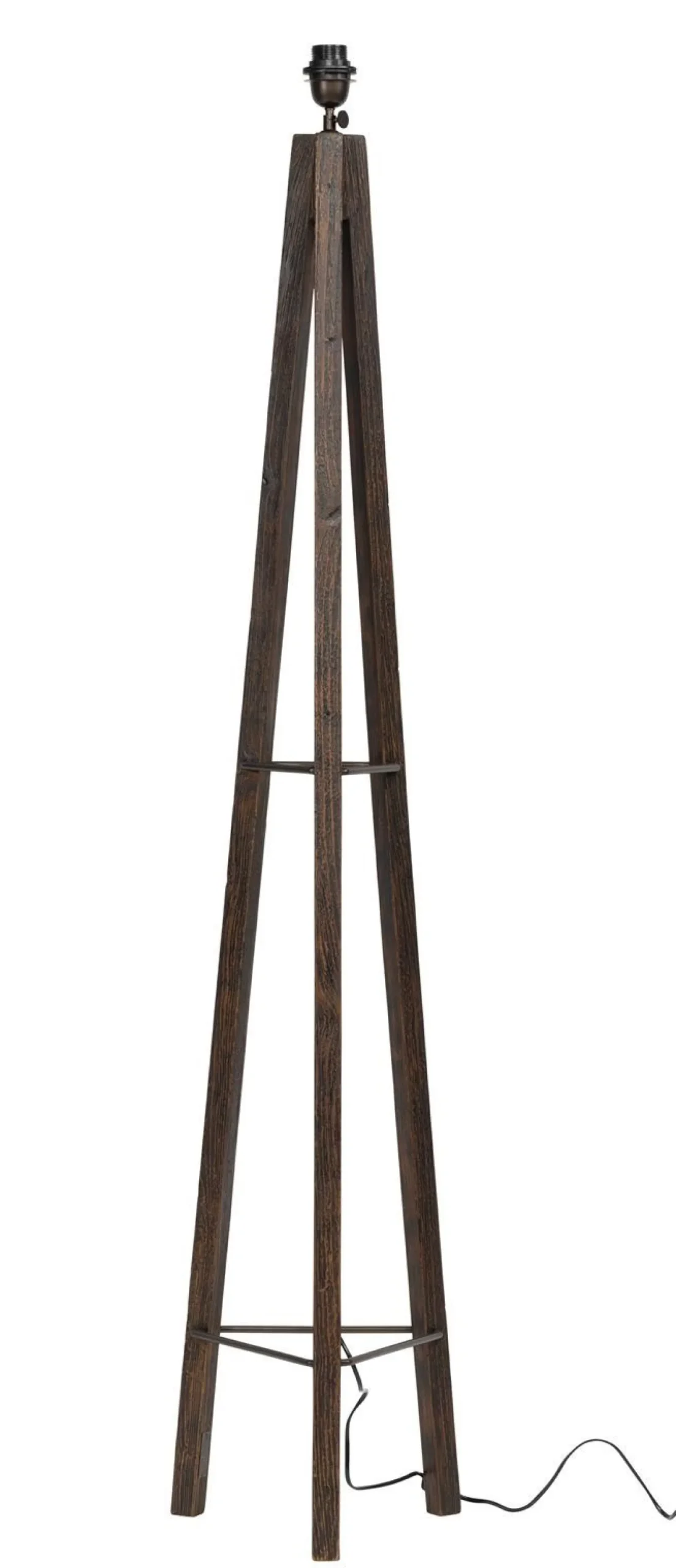 Houten Vloerlampen|Vloerlampen-MUST Living Porto Vloerlamp Zwart