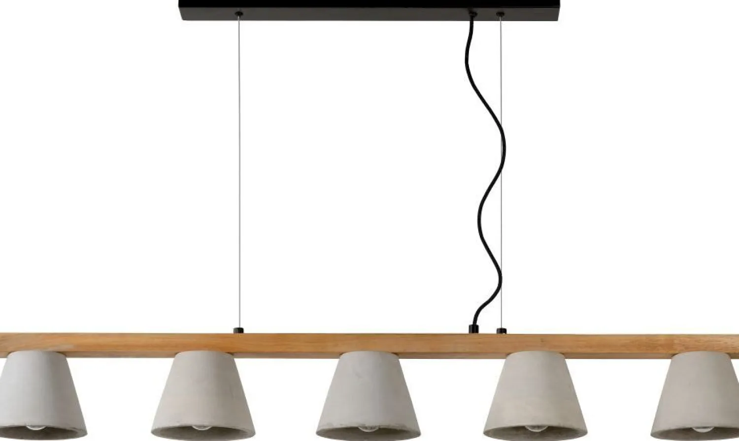 Industriële Hanglampen|Industriële Hanglampen-Lucide Possio Hanglamp Taupe, Naturel