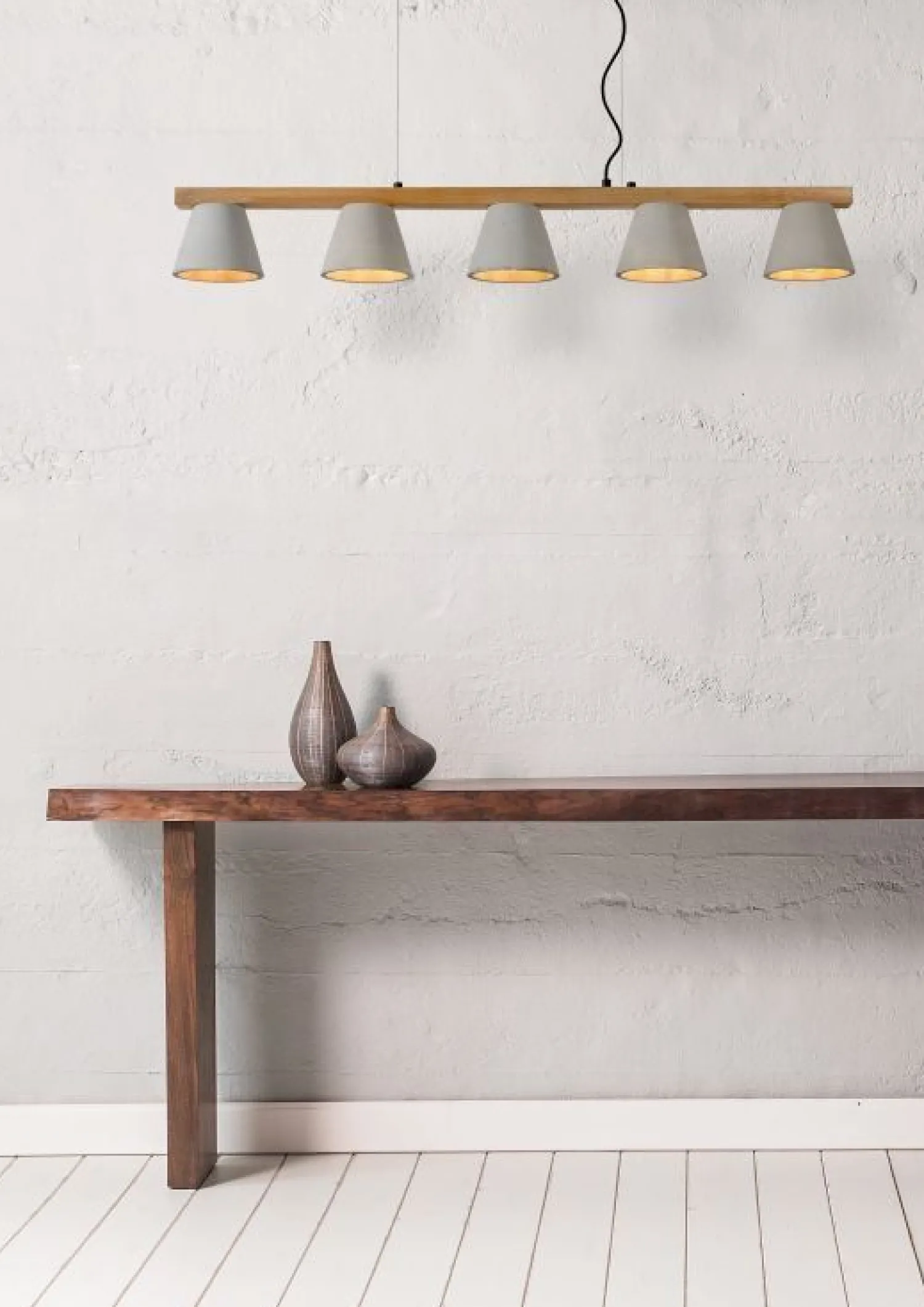Industriële Hanglampen|Industriële Hanglampen-Lucide Possio Hanglamp Taupe, Naturel