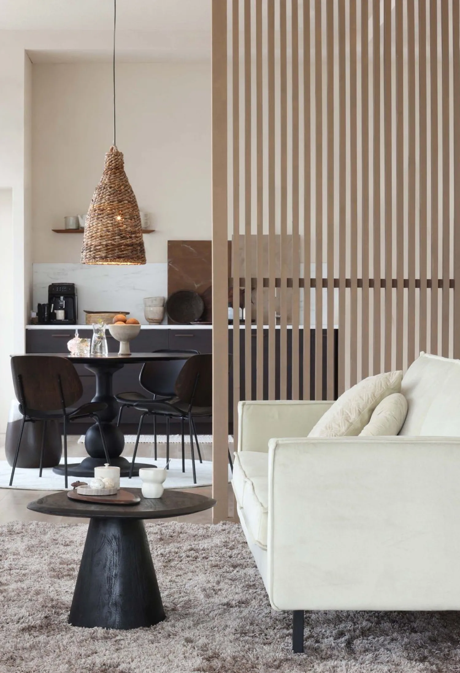 Organische Salontafels-WOOOD Posture Salontafel Black