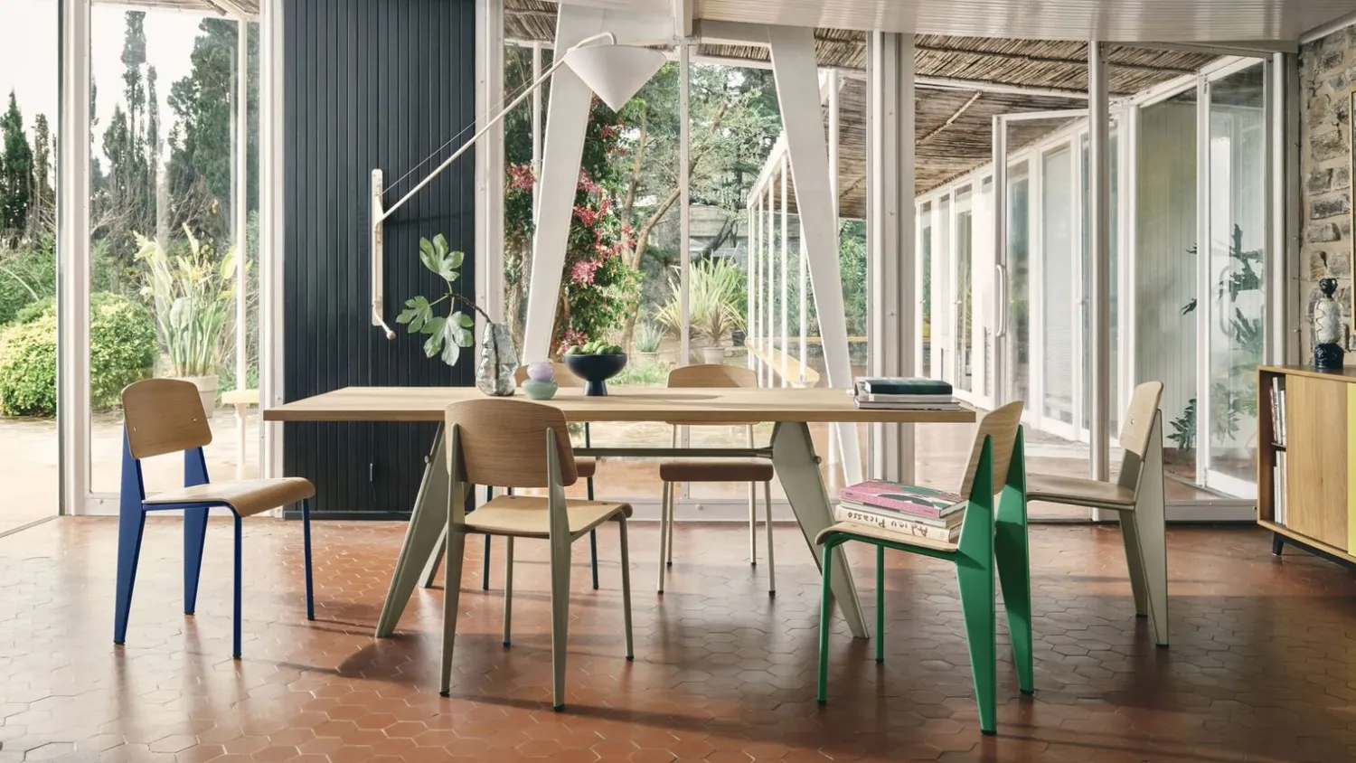 Design Wandlampen|Wandlampen-Vitra Potence Wandlamp Ecru