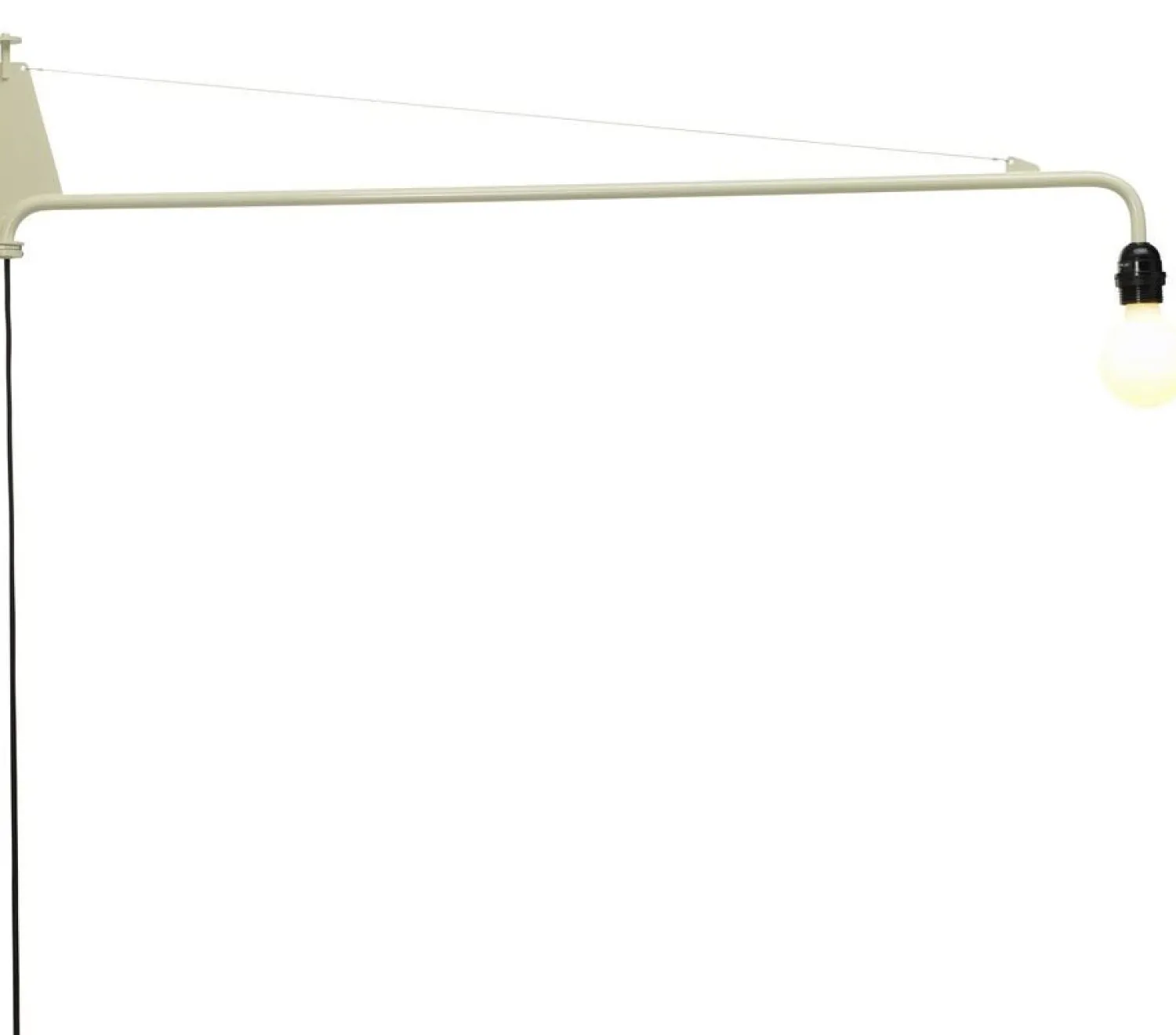 Design Wandlampen|Wandlampen-Vitra Potence Wandlamp Ecru