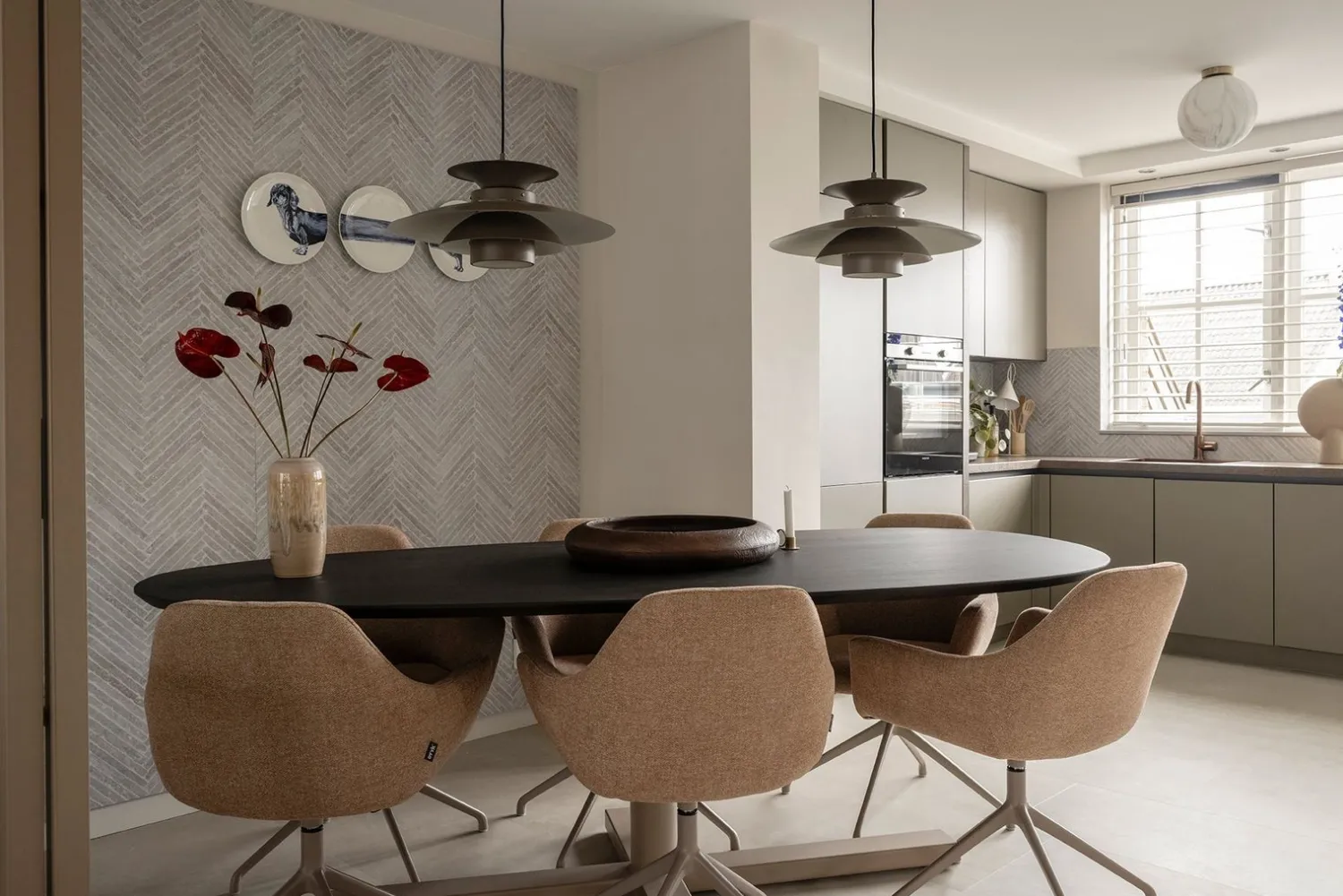 Hanglampen|Hanglampen-Eijerkamp Collectie Potenza Hanglamp Taupe
