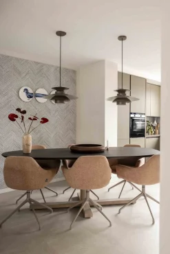 Hanglampen|Hanglampen-Eijerkamp Collectie Potenza Hanglamp Taupe