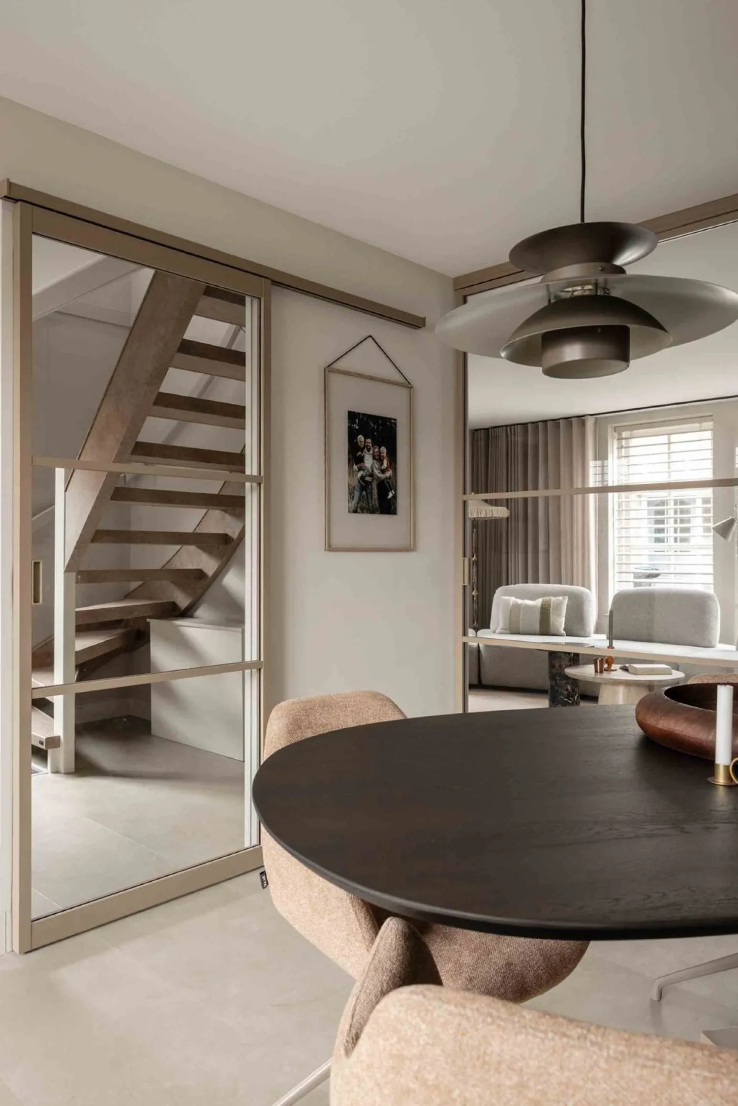 Hanglampen|Hanglampen-Eijerkamp Collectie Potenza Hanglamp Taupe