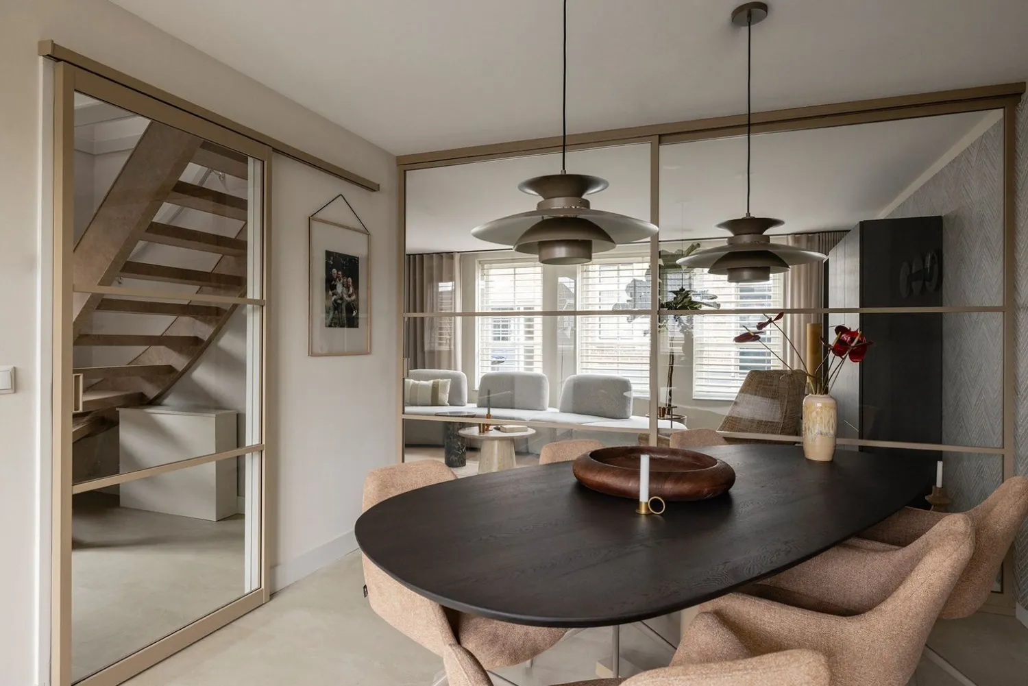 Hanglampen|Hanglampen-Eijerkamp Collectie Potenza Hanglamp Taupe