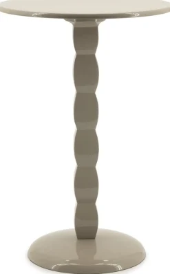 Ronde Bijzettafels-By Boo Prinz Bijzettafel Taupe