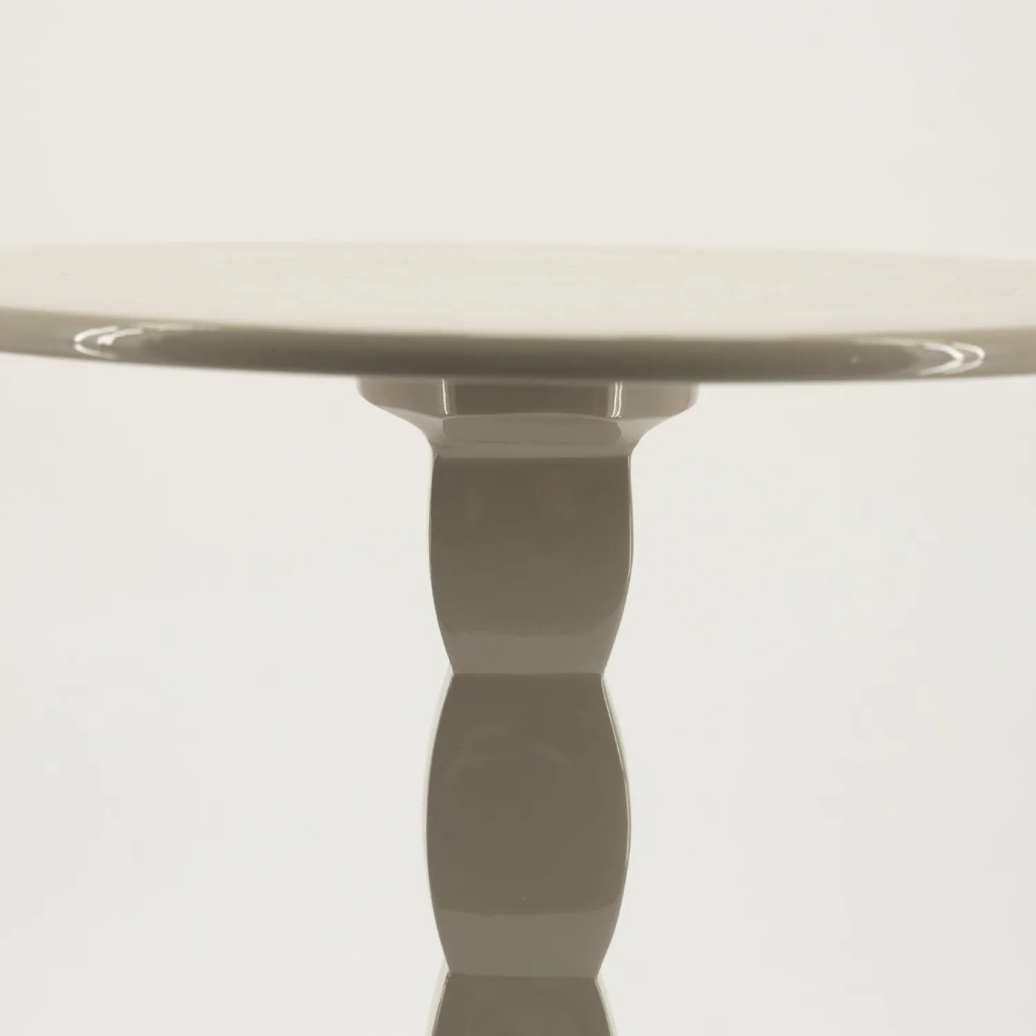 Ronde Bijzettafels-By Boo Prinz Bijzettafel Taupe